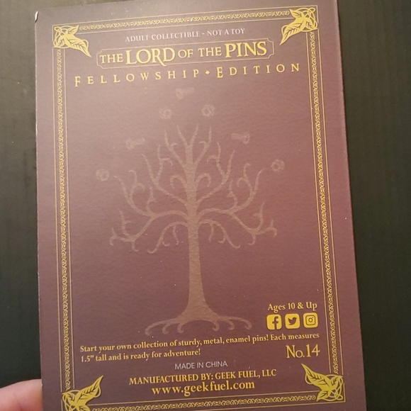 Lord of the Rings Pin - Picture 4 of 4